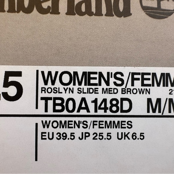 TIMBERLAND ROSLYN MEDIUM BROWN LEATHER SANDAL - Picture 11 of 13